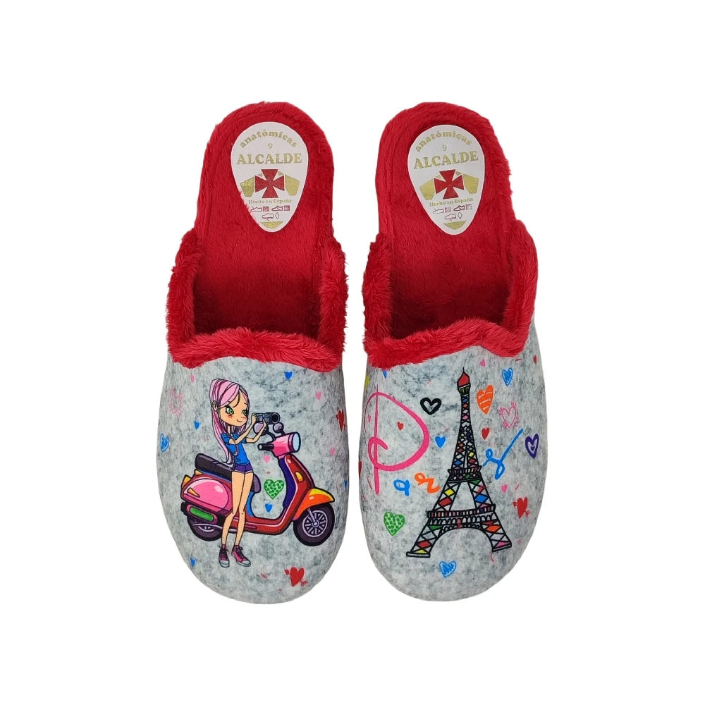 Zapatillas de casa semiabiertas de la marca Alcalde