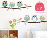 Vinilo de búhos para la pared