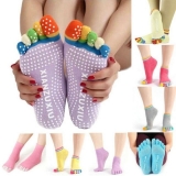 Calcetines antideslizantes con dedos separados