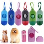 Dispensador de bolsas para recoger las cacas de perro (+1 rollo)
