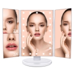 Espejo de maquillaje pro de varios aumentos (con luz)
