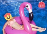 Flotador de flamenco rosa para adultos