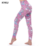 Leggings de gimnasio con diseños divertidos y geométricos
