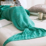 Manta crochet de cola de sirena