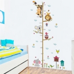 Medidor adhesivo de animales para niños