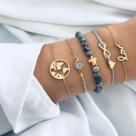 Pack de 5 pulseras (amor y viajes) muy baratas