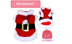 Traje de Papa Noel para perros